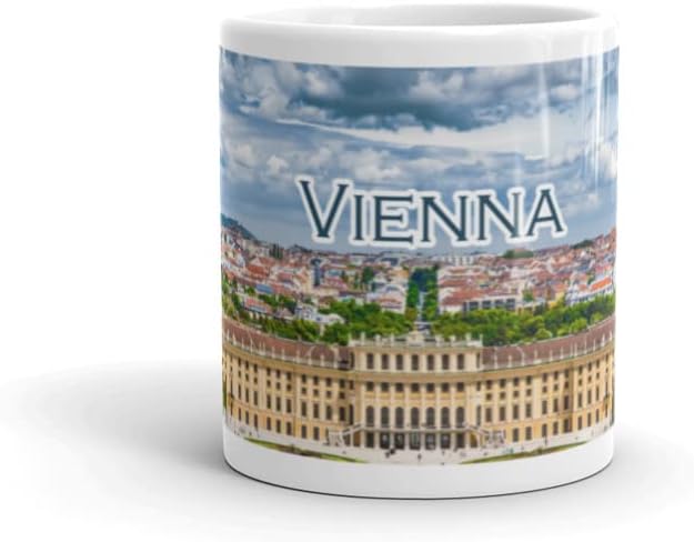Prints and Cuts Vienna Collection Ceramic Printed Coffee Mug (325 ml)