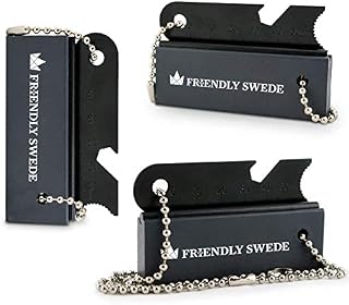 The Friendly Swede Magnesium Flint Fire Starter - 3 Pack - Survival Firesteel