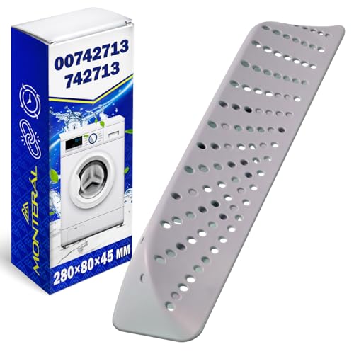 Pala de Tambor de Lavadora 280x80x45 mm con Código Original 00742713 742713 para Bosch para Balay para Siemens para Constructa - Garantía de 10 Años - MONTERAL