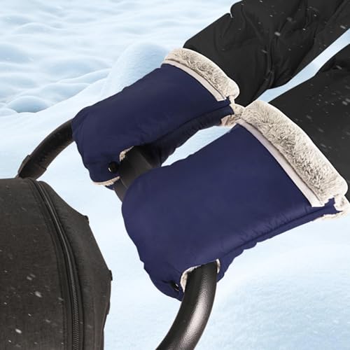 Gants de poussette chauds et couvre-mains coupe-vent imperméables pour guidon