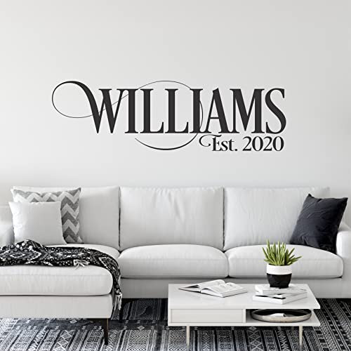 Vinilo Decorativo Personalizado Nombre 66x20 cm