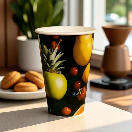 Image of Disposable Paper Cups 450 ml | Premium Thick Eco-Friendly Tea & Coffee Cups (Pack of 25)