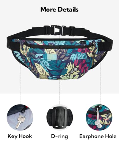 image for WATERFLY Fanny Pack for Men Women Water Resistant Large Hiking Waist B