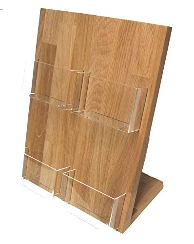 LINLAY Intarsien & Gravuren 4X DIN A6 (Hochformat) Postkarten-Ständer...