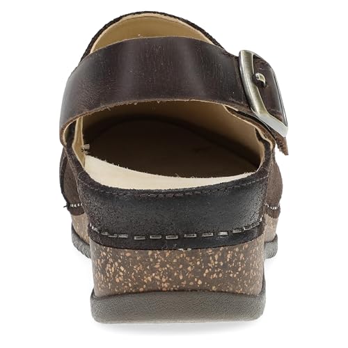 Image of Dansko Merrin Sling-Back Mule Clog for Women-Dual-Density Cork /EVA Midsole and Lightweight Rubber Outsole Provide Durable and Comfortable Ride