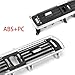 oimcpr Compatible for BMW F07 Car Front Middle Console Air Conditioning AC Vent Grille Outlet Cover Accsseries Compatible for BMW 5 Series 528 535 550i(Model A)
