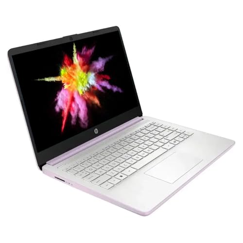 Image of HP 2025 Student Laptop, Intel Processor N150(up to 3.6 GHz), 14 Inch LED Screen,16G RAM, 256GB Storange (128GB UFS+128GB MSD),1 Year Office 365, Windows 11 Home,Honey Lavender,w /YYY Accessories