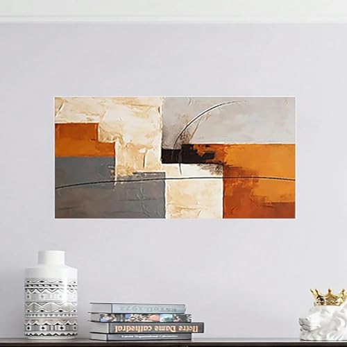Peintures pour décorations murales en toile design géométrique abstrait de qualité premium - 7