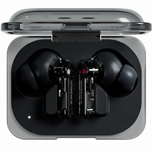 Nothing Ear (a) kopfhörer kabellos Bluetooth mit ANC, Bass-Enhance-Algorithmus und bis zu 42, 5 Stunden Wiedergabezeit - Schwarz