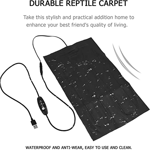 Alfombra térmica para reptiles 19x34 cm pack 3 piezas miniatura 7