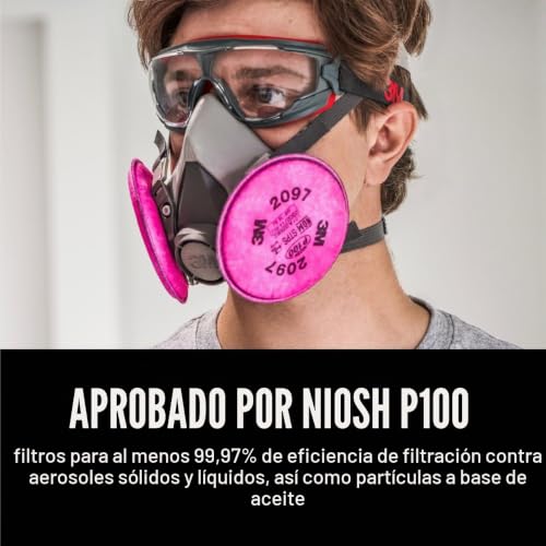Filtro de partículas 3M P100, ideal para proyectos con vapores orgánicos 4