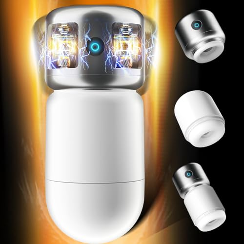 3 in 1 Vibrating Male Masturbators Adult Sex Toys, Mens Pocket Pussy Stroker with 9 Powerful Vibration, Penis Training Vibrator Male Sex Toys for Men Masturbation