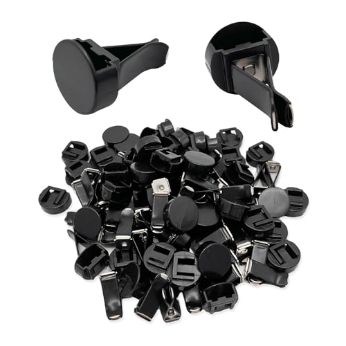 Image of Ohleats 50 PCS Car Metal Air Vent Clips, Auto Perfume Air Outlet Clips Replacement, Air Freshener Clips with Plastic Slot Suitable for Most Vehicle, Universal Car Accessories
