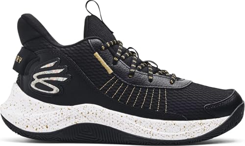 Under Armour Men's Curry 3Z7 Basketball Shoes 3026622 (Black/Metallic Gold - 001, US Footwear Size System, Adult, Men, Numeric, Medium, 13)3