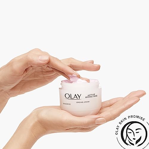 Olay Active Hydrating Cream, Face Moisturizer, 3.4 fl oz