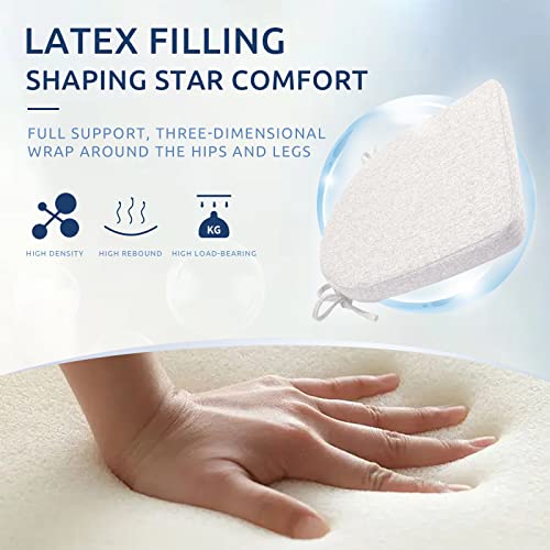 Dz Aimier Chair Cushions For Dining Chairs Memory Foam Non Slip Seat Cushions For Kitchen Chairs With Ties, Machine Washable Cover Chair Pads 1 Pack Beige #TOP5