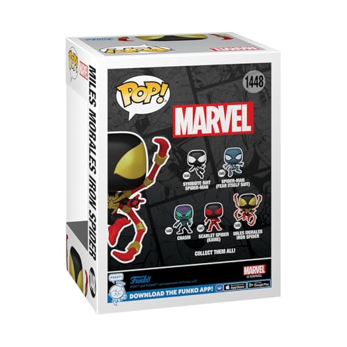 Figurine Pop! Marvel Miles Morales Iron Spider N° 1448 Funko - vue 5