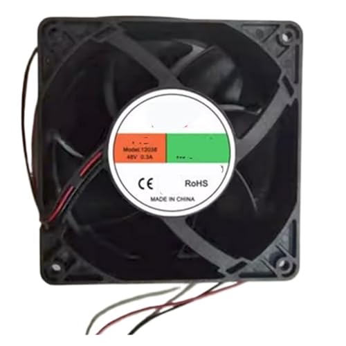Ventilateur étanche FYD12038 48V 0,3A pour l'aération des serres automatisées