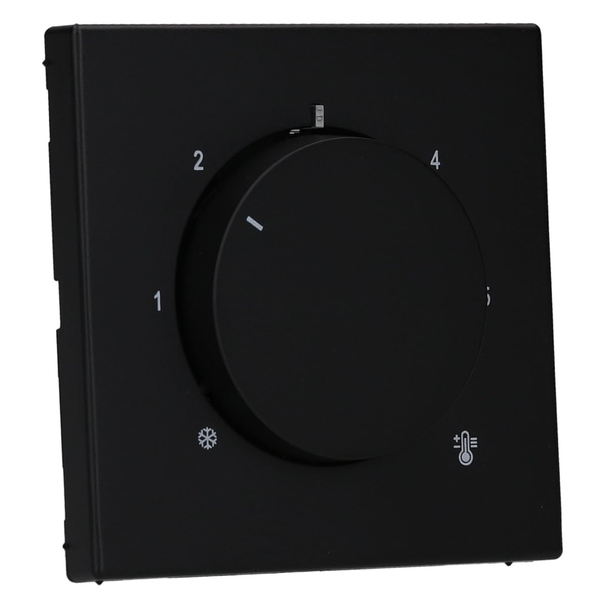 Plaque thermostat LS noir mat JUNG LS1749BFSWM anti-traces pour intérieur moderne