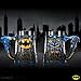 Nemesis Now Batman The Caped Crusader Tankard, Hand-Painted Resin Beer Mug with Removable Insert, Officially Licensed DC Merchandise, 15.5cm