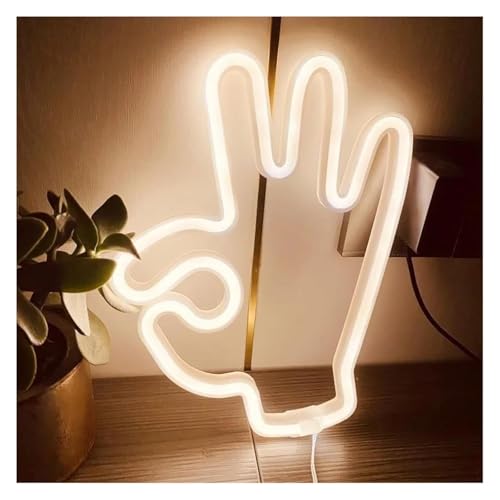 Enseigne lumineuse murale blanche pour raviver un mur sombre et triste