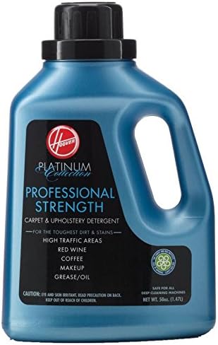 Hoover AH30030 Carpet Cleaner and Upholstery Detergent Solution, Platinum Collection Professional Strength Formula, 50 oz