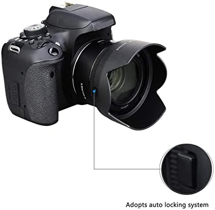 Lens Hood and UV Filter Fits for Canon EF 50mm f/1.8 STM Lens Replaces Canon ES-68