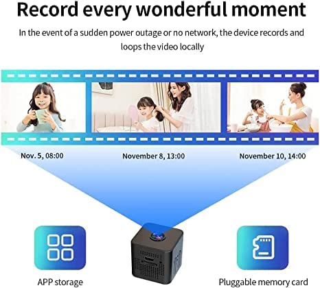 Yalu&Freedom 2023 Upgrade Wireless Camera Wifi Security Small Detector Cameras,1080P Wifi Camera For Home Office Security Indoor Camera With Motion Detection Night Vision(Ooap-1) #TOP2