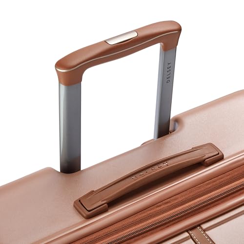 Image of DELSEY PARIS Bianca 76 cms Large Check-in ABS /Polycarbonate Hard Sided 8 Wheels and Expandable Spinner Suitcase /Trolley Bag for Travel with TSA Lock- Mocha