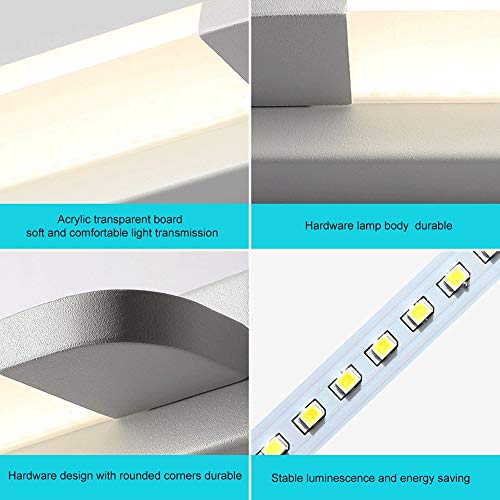 Iluminación de imágenes LED y lámpara acrílica de tocador libre de sombras 2