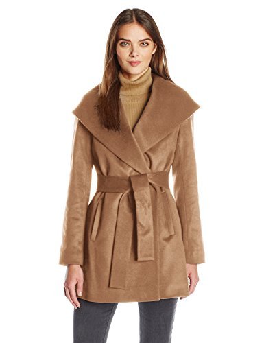 trina turk camel coat