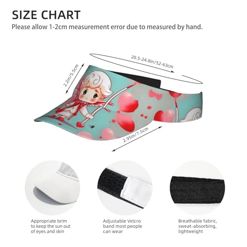 Cute Loving boy Printed high top Hollow top hat, Suitable for Golf/Baseball/Casual hat, Daily wear for Outdoor Activities Black3