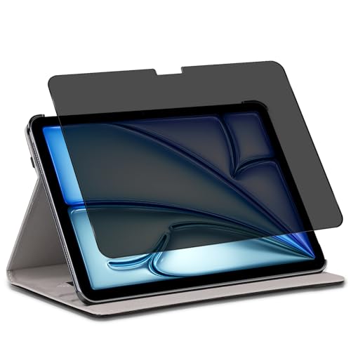 SumNeol 覗き見防止 ガラスフィルム iPad Air M3/M2(2025 第7世代/2024 第6世代) 11インチ 用 プライバシーフィルター のぞき見防止 保護フィルム 9H硬度 強化ガラス 指紋防止 気泡防止 耐衝撃 撥水撥油 ゼロ気泡 全