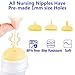 Xuanda Pet Feeding Bottle and Syringes, 3 Sizes Nipples with Ventilation Valve Resistant Tearing Perfect for Puppies, Kittens, Small Wildlife (Yellow)