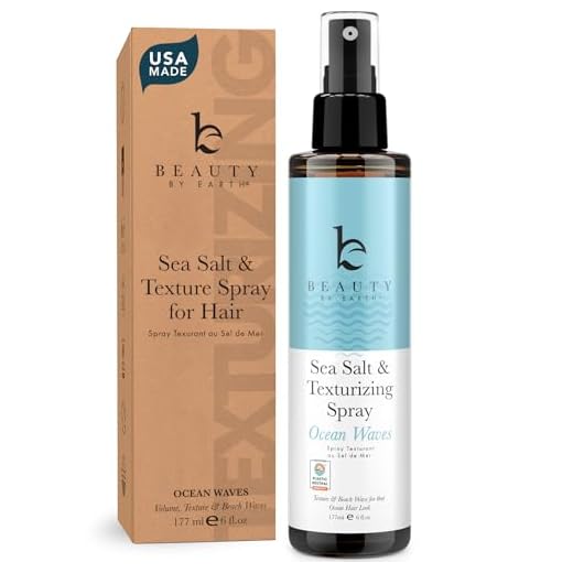 Sea Salt Spray for Hair - Texturizing Spray Hair Products, Hair Spray With Organic Aloe Vera, Beach Waves Spray, Sea Salt Spray, Texture Spray, Volumizing Spray Hair Products for Women, Hairspray 6oz