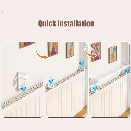 Étagère de radiateur en fer forgé durable pour appartement de standing - 5