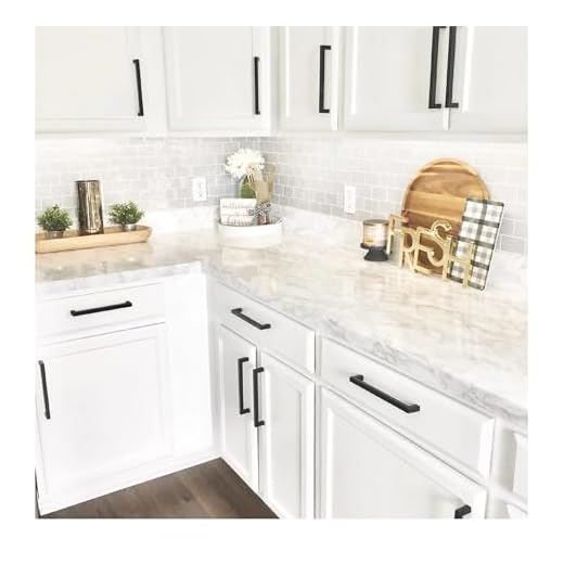 EZ FAUX DECOR Vinyl Countertop Update Wrap 36" x 120" Waterproof White Marble Contact Paper Countertop Adhesive Covering Formica Laminate Removable Wallpaper Peel and Stick Backsplash