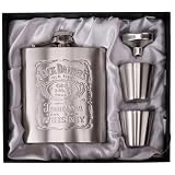 WEGLOK Fiaschetta Tascabile 8oz/200 ML Fiaschetta Whisky Con Due Bicchierini E Imbuto, la ...