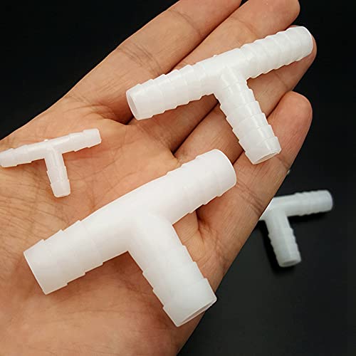 4 mm 3 pezzi T tipo uguale diametro connettore tubo vuoto Joiner Push tre vie tubo connettore per tubo gomma siliconica
