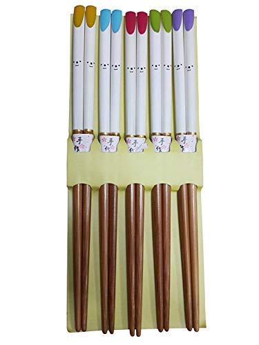 Chopsticks en bois Risecollection : l'élégance orientale d'un set blanc durable