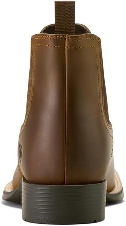 ARIAT mens Booker Chelsea Wide Square Toe Western Boot - Image 5