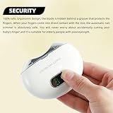 Electric Toenail Clipper | Rechargeable Portable Automatic Fingernail Trimmer - Safety Toenail Cutter LCD Digital Display Adjustable with 3-Speed and Light for Home Travel - Image 9