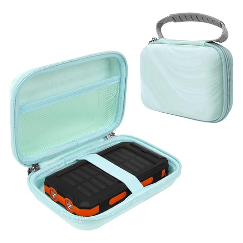 TOCCOOL Portable Solar Charger & Power Bank Travel Case - Hard Storage Box Compatible with Anker...