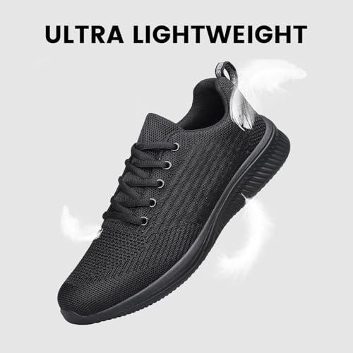 Raoendis Mens Walking Shoes Ultra Lightweight Breathable Running Shoes Non Slip Athletic Fashion Sneakers Mesh Workout Casual Sports Shoes4