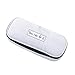 Portable Pencil Case Cute Canvas Pen Bag Pencil Pouch with Zipper Large Capacity Pen Holder for Student (Green)