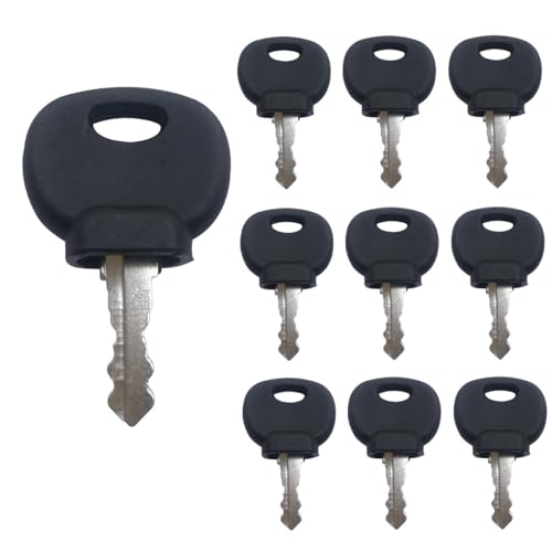 Ignition Keys 14707 5755124 8035807 8U-9569 14603 for Hamm Bomag Volvo Bobcat Caterpillar JCB New Holland Dynapac Terex Skytrak (14707)