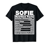 Sofie Nutrition Facts Name Shirts & Gifts