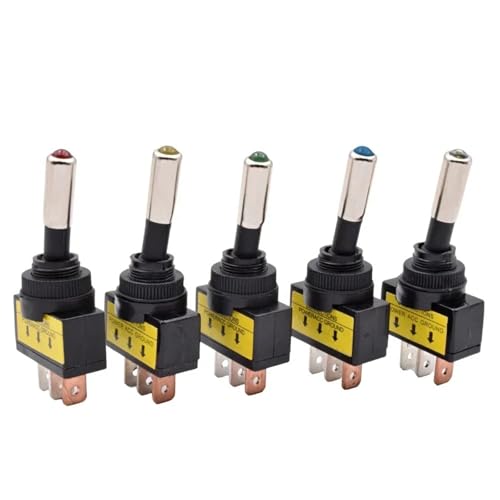 Interruptor de palanca 12mm para reparar fallos eléctricos en paneles de control 24V 3