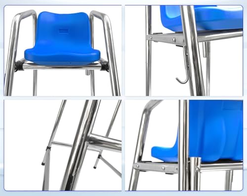 Silla de Vigilancia Acero Inoxidable con Asiento ABS 85x98x180cm miniatura 4