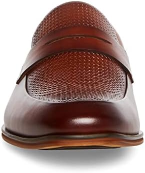 Steve Madden Men's Emree Penny Loafer, Tan, 8 | Image 1